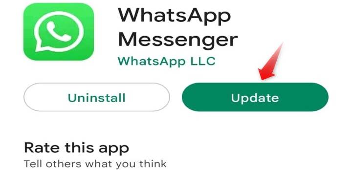 whatsapp ko update kare