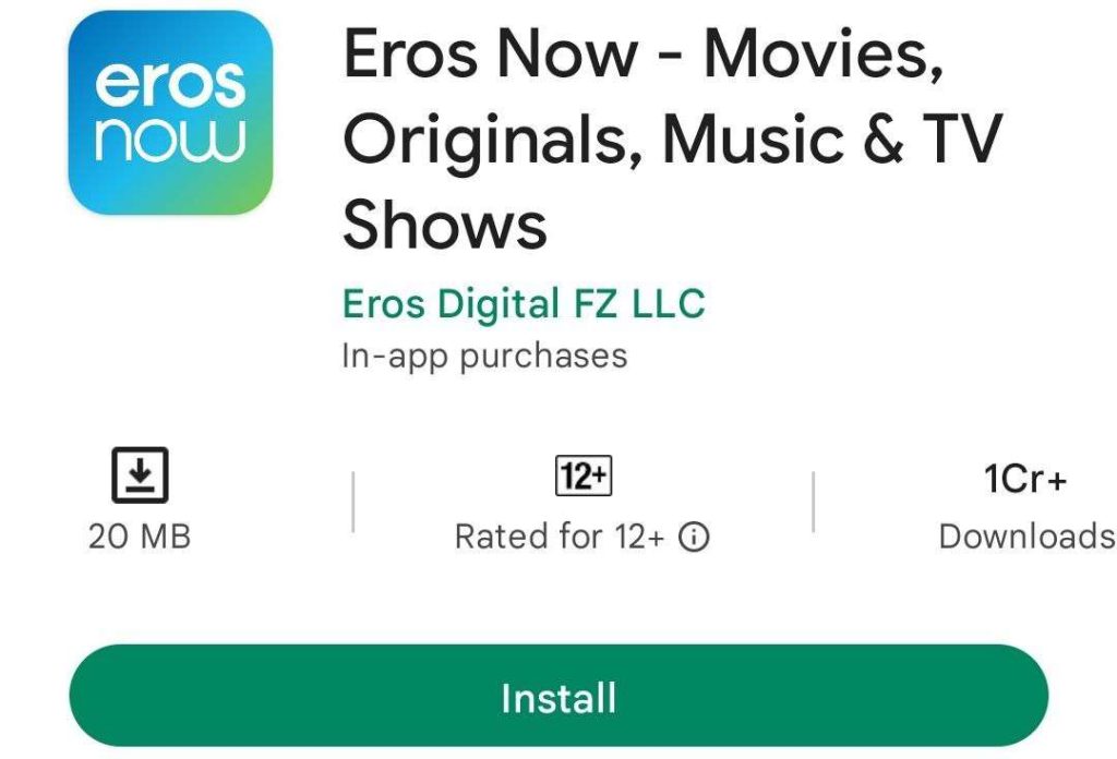 eros now movie app