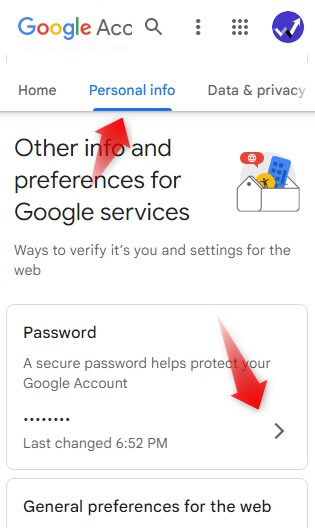 change gmail password in hindi